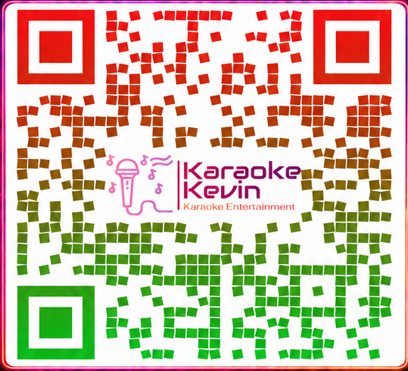 Scan the flyer QR code to join the song queue during the live show